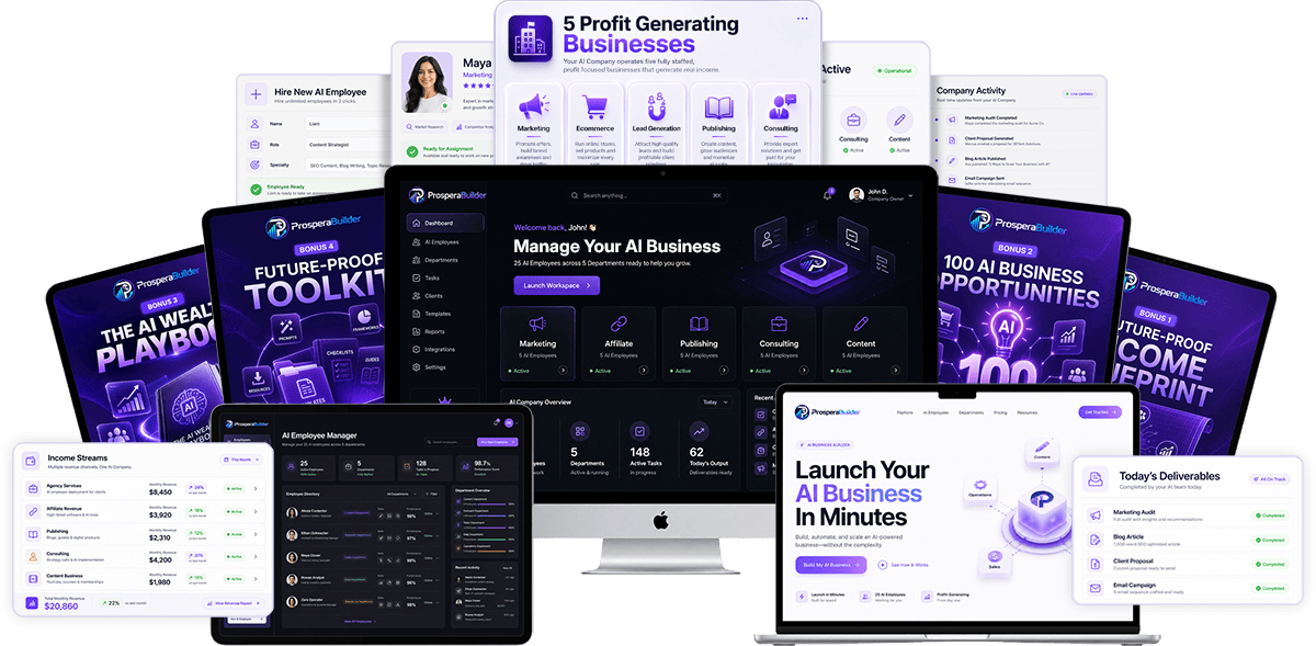 ProsperaBuilder platform preview